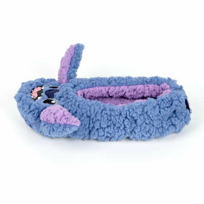 House Slippers Stitch Blue