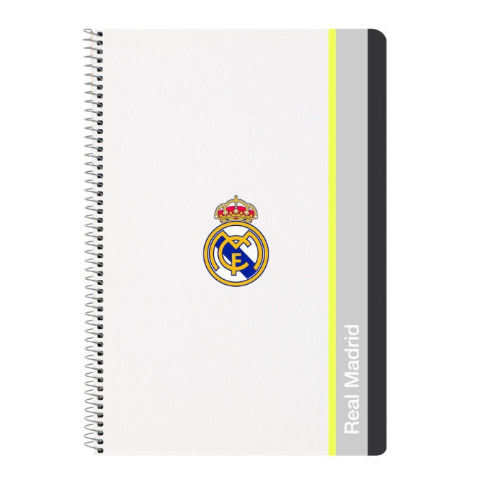 Notebook Real Madrid C.F. White A4 80 Sheets