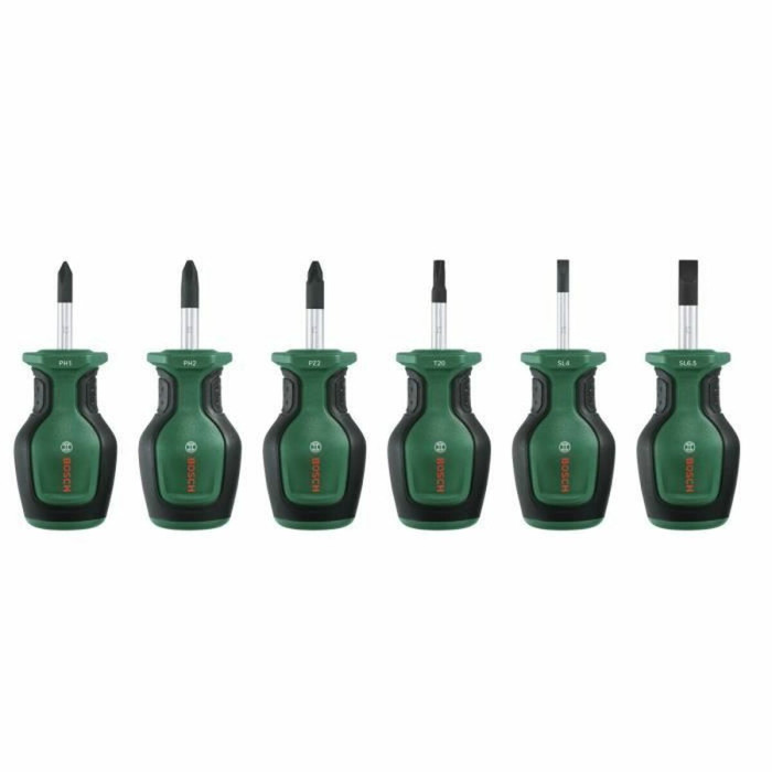 Screwdriver Set BOSCH PH/PZ/TX/Flat S2 pH