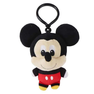 Cuddly Toy Keyring Mickey Mouse Red