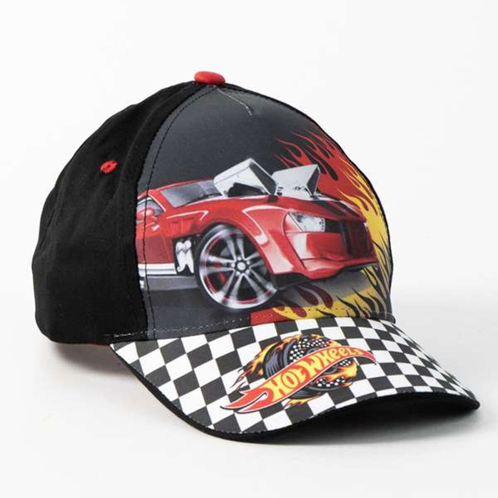 Child Cap Hot Wheels black
