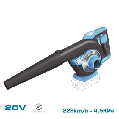 Blower Koma Tools Pro Series 20 V vacuum cleaner