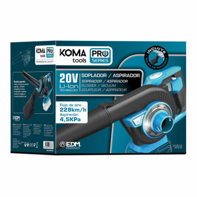 Blower Koma Tools Pro Series 20 V vacuum cleaner