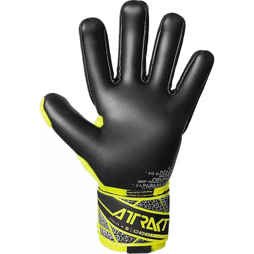 Goalkeeper Gloves Reusch Attrakt Gold X Nc Black Adults