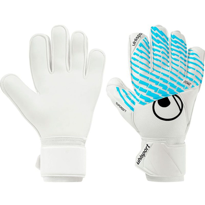 Goalkeeper Gloves Uhlsport Fm Cybertec Supersoft Water Adults