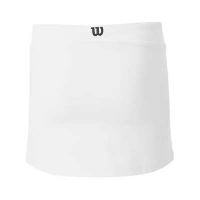 Padel skirt Wilson Yg Youth Team Flat Front White