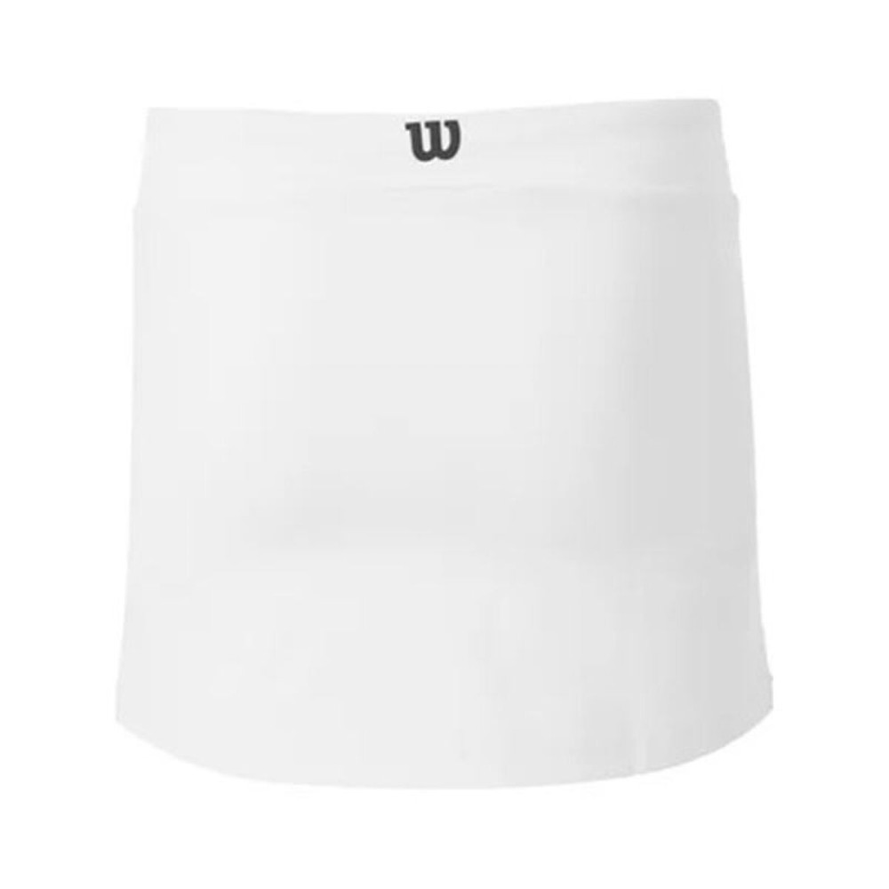 Padel skirt Wilson Yg Youth Team Flat Front White