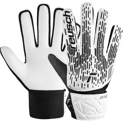 Goalkeeper Gloves Reusch Attrakt Solid Junior White Adults