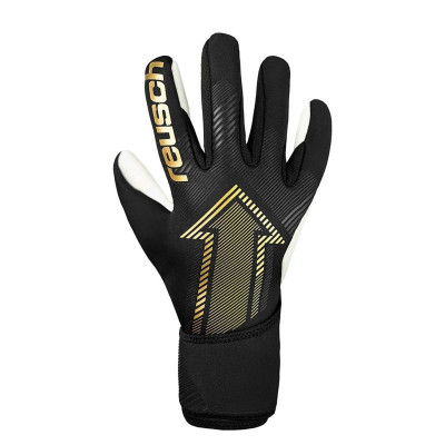 Goalkeeper Gloves Reusch Fastgrip Silver Black Adults