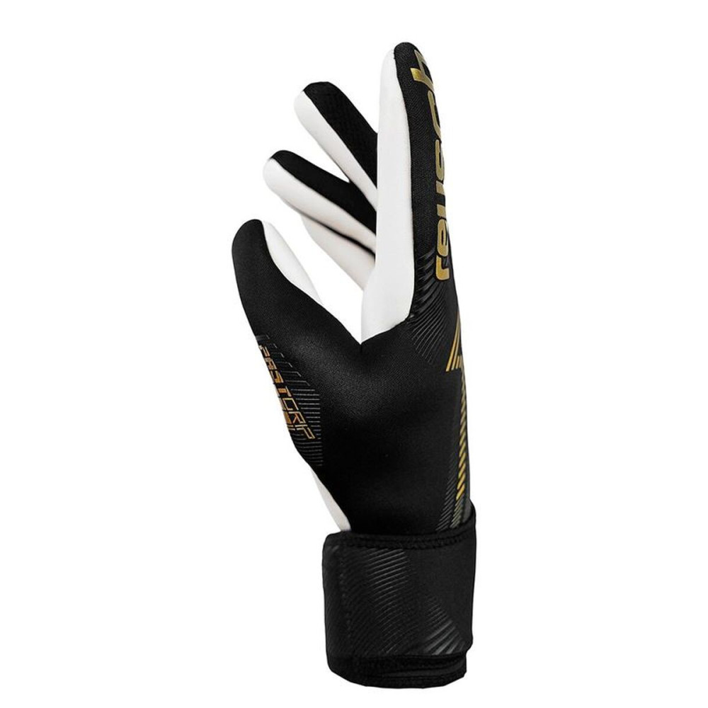 Goalkeeper Gloves Reusch Fastgrip Silver Black Adults