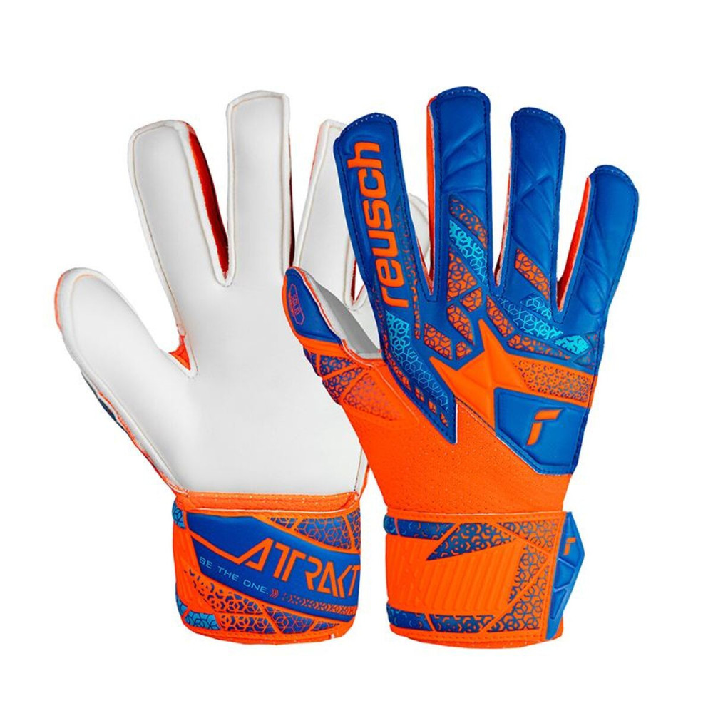 Goalkeeper Gloves Reusch Attrakt Solid Orange
