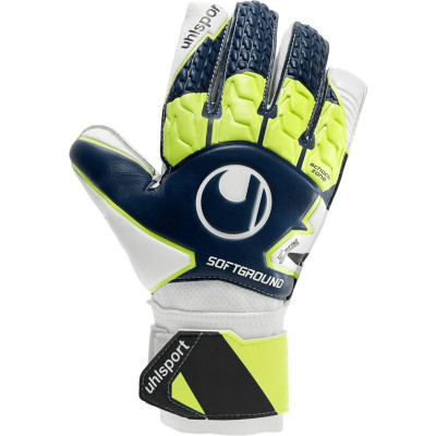 Goalkeeper Gloves Uhlsport Soft Advanced Yellow Adults