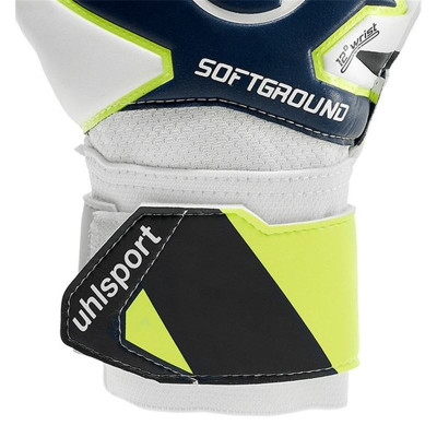 Goalkeeper Gloves Uhlsport Soft Advanced Yellow Adults