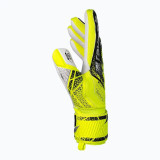 Goalkeeper Gloves Reusch Attrakt Grip safe Yellow Adults