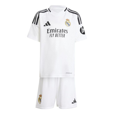 Children's Football Equipment Set Adidas Real Madrid 24/25 Home White