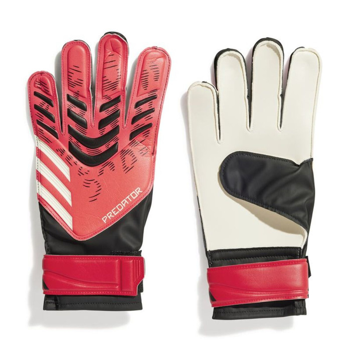 Goalkeeper Gloves Adidas Predator Trn Red Adults