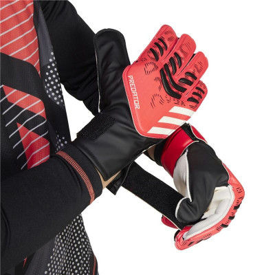 Goalkeeper Gloves Adidas Predator Trn Red Adults