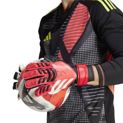 Goalkeeper Gloves Adidas Predator Trn Red Adults