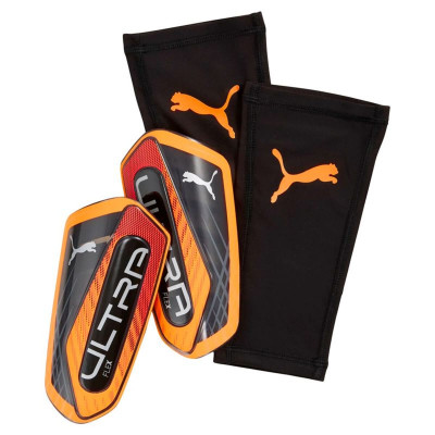 Football Shinguards Puma Ultra Flex Sleeve Black