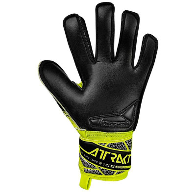 Goalkeeper Gloves Reusch Attrakt Silver Yellow