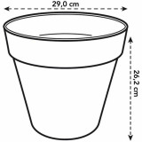 Set of pots Elho Grey Plastic Circular 2 Pieces