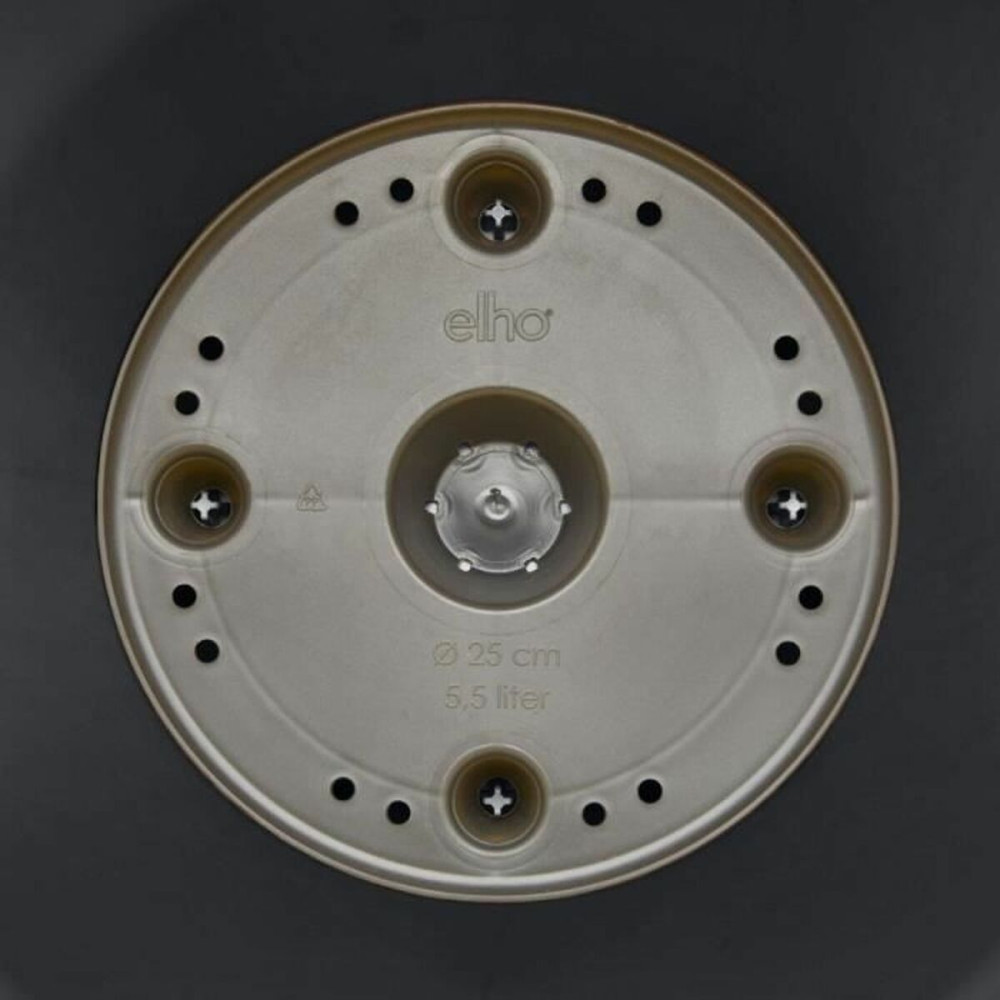 Set of pots Elho Grey Plastic Circular 2 Pieces