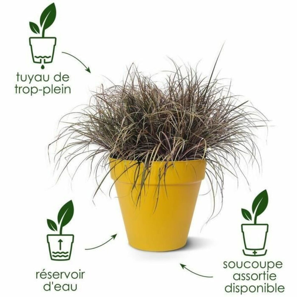 Set of pots Elho Grey Plastic Circular 2 Pieces