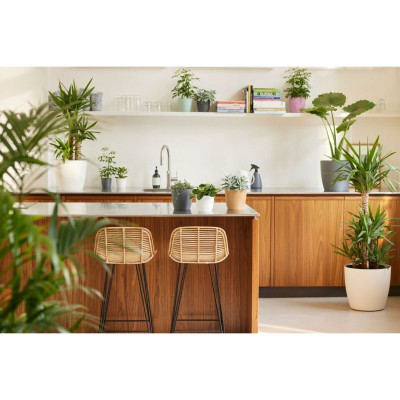 Set of pots Elho Grey Plastic Circular 2 Pieces