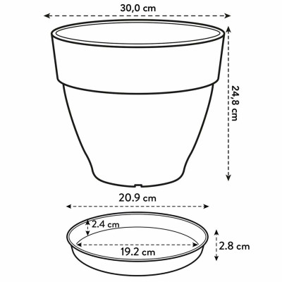 Plant pot Elho Plastic Circular