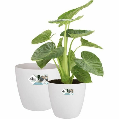 Set of pots Elho White Plastic Circular 2 Pieces