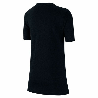 Child's Short Sleeve T-Shirt Nike Sportswear Black