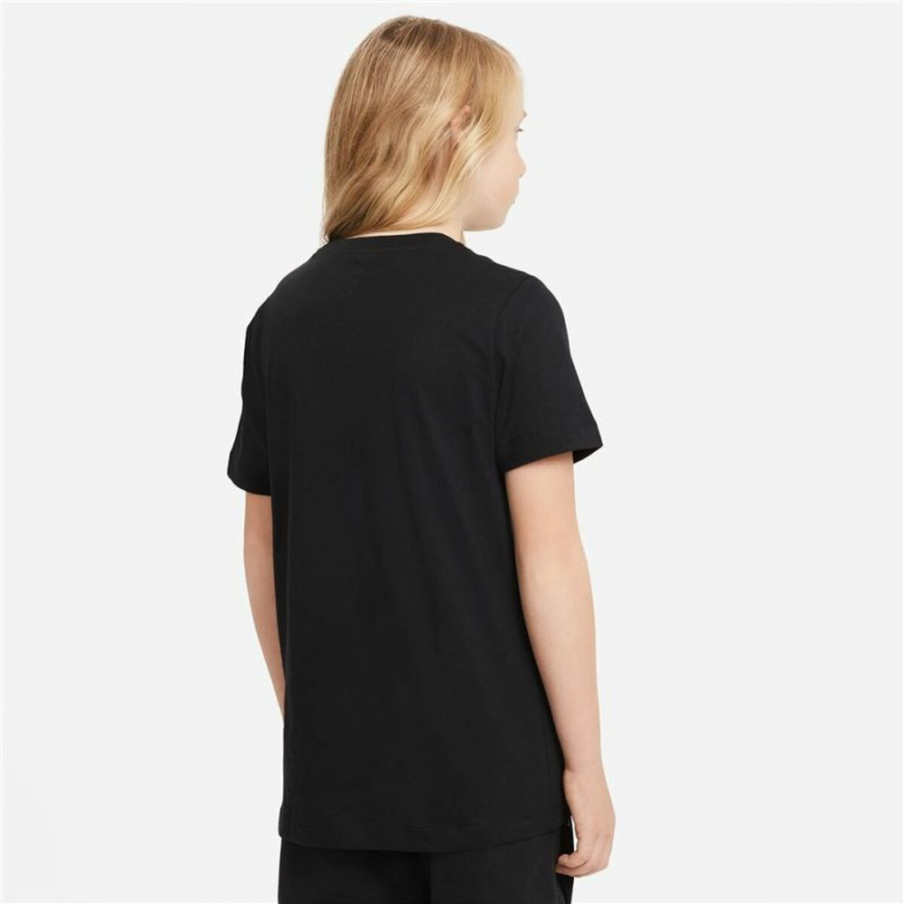Child's Short Sleeve T-Shirt Nike Sportswear Black