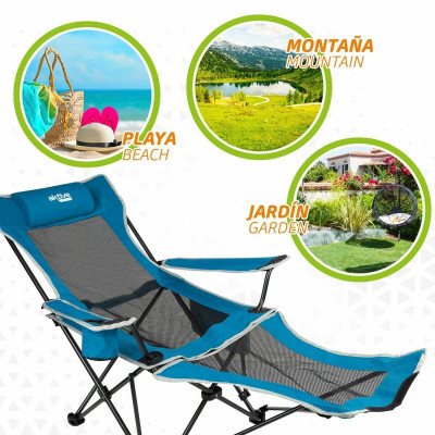Hammock Chair Aktive 152 x 54 x 75 cm Blue