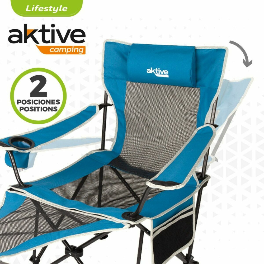 Hammock Chair Aktive 152 x 54 x 75 cm Blue