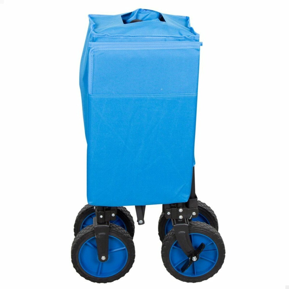 Multi-purpose Cart Aktive Blue Black 88 x 47 x 53 cm Foldable Beach