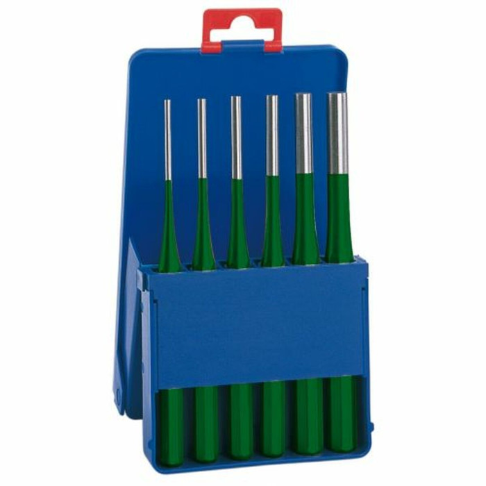 Set of cylindrical pin punches ATM Green 6 Pieces