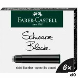 Pen ink refill Faber-Castell Black 6 Pieces (10 Units)