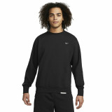 Men’s Sweatshirt without Hood Nike Dri-FIT Standard Issue Black XL