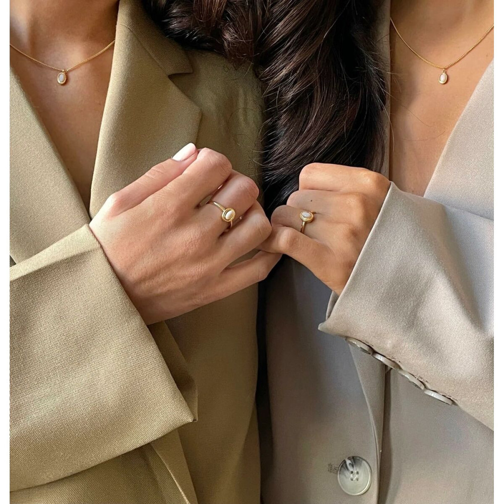 Ladies' Ring 24KAE 12429Y/60 Golden 20