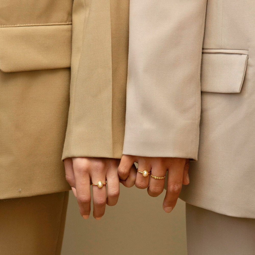 Ladies' Ring 24KAE 12429Y/60 Golden 20