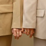 Ladies' Ring 24KAE 12429Y/60 Golden 20