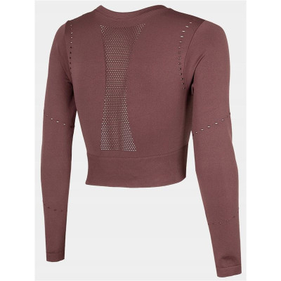 Women's long sleeve T-shirt 4F Burgundy