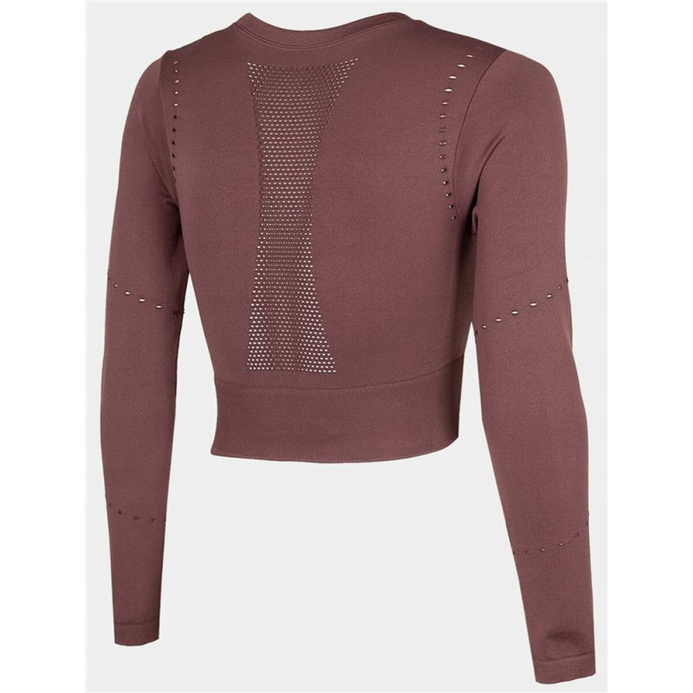 Women's long sleeve T-shirt 4F Burgundy
