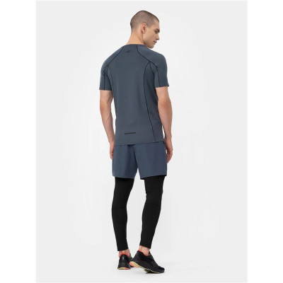 Sports Leggings for Men 4F Functional SKMF010 Dark grey