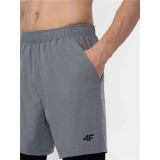 Sports Leggings for Men 4F Functional SKMF010 Grey