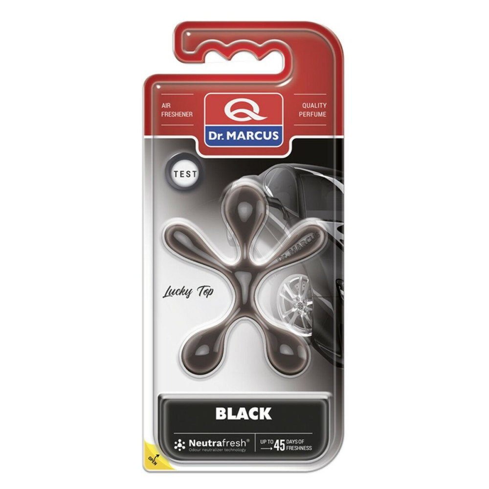 Car Air Freshener Dr Marcus Lucky Top black Plastic Pendant (12 Units)