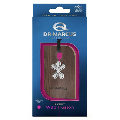 Car Air Freshener Dr Marcus Lucky Wild Fusion Polyester Wood Fragrance Pendant