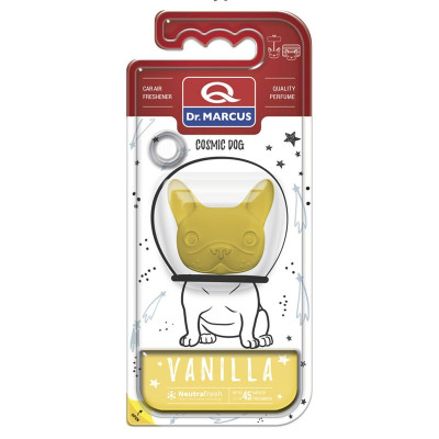 Car Air Freshener Dr Marcus Cosmic Dog Vanilla Plastic Fragrance Pendant