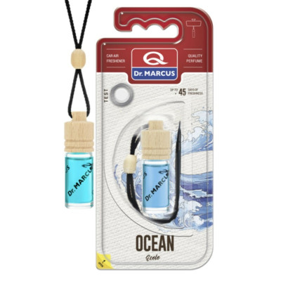 Car Air Freshener Dr Marcus Ecolo Ocean 4,5 ml Wood Crystal Fragrance Pendant 4 Pieces