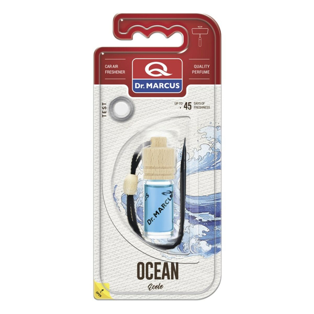 Car Air Freshener Dr Marcus Ecolo Ocean 4,5 ml Wood Crystal Fragrance Pendant 4 Pieces